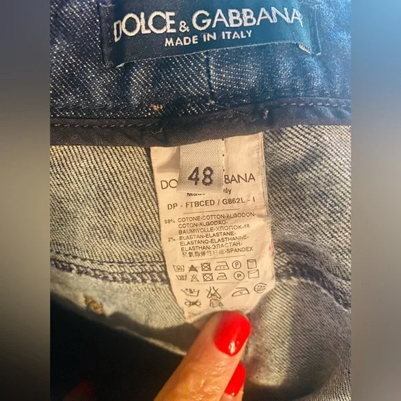 Dolce & Gabbana Dark Blue Women's Jeans - Picture 8 of 11